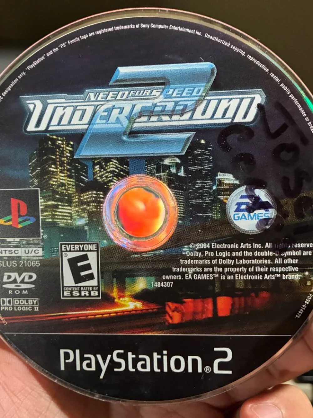 Need for Speed: Underground 2 (Sony PlayStation 2, 2004) PS2 - Disc Only / WORKS